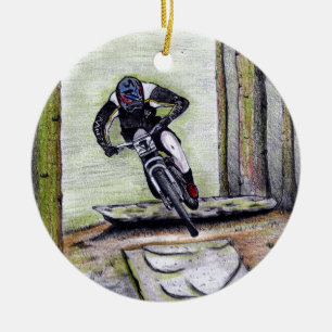Ornamento De Cerâmica Bmx do mtb de Llandegla do Mountain bike