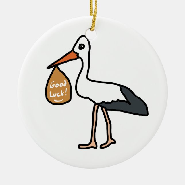 Ornamento De Cerâmica Boa sorte IVF (Frente)