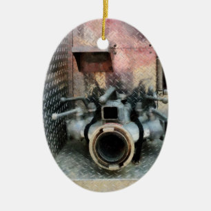 Ornamento De Cerâmica Bocal de Mangueira de Incêndio Grande