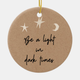 Ornamento De Cerâmica Boho Motivacional Stars Moon Stofer Stuffer