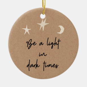 Ornamento De Cerâmica Boho Motivacional Stars Moon Stofer Stuffer