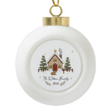 Cabana de Natal Aconchegante Personalizada