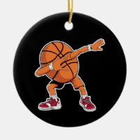 Bola de Basquetebol Dabbing Jogador de Desportos D