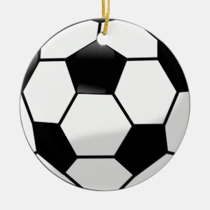 Ornamento De Cerâmica Bola de futebol