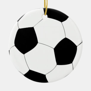 Ornamento De Cerâmica Bola de futebol