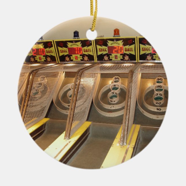 ORNAMENTO DE CERÂMICA BOLA DE SKEE! (Frente)