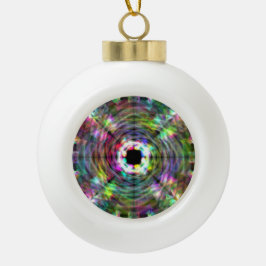 Ornamento De Cerâmica Bola Diamante Espectral Oito
