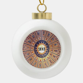 Ornamento De Cerâmica Bola Enfeites de natal de Arte Italiano Sagrado