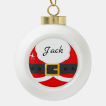 Fato de Papai Noel com Nome