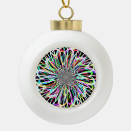 Ornamento De Cerâmica Bola Spectral Diamond Seven