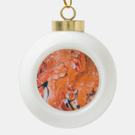 Ornamento De Cerâmica Bola Vulcão