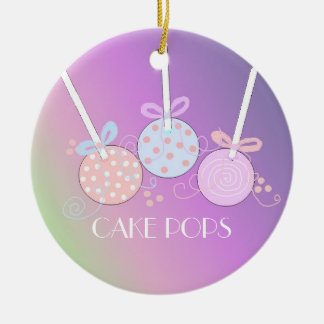 Ornamento De Cerâmica Bolas de Bolo Pastel