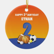 Bolas de Esportes de Menino de Nome Personalizado