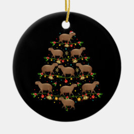 Ornamento De Cerâmica Boldog Karacsonyt Húngaro, Presente de Natal Feliz