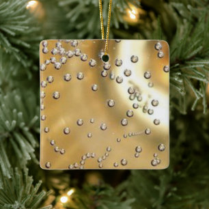 Ornamento De Cerâmica Bolhas de champanhe 2