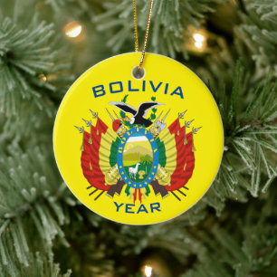 Ornamento De Cerâmica Bolívia Souvenir Sumam Ornaço Cerâmico de Natal