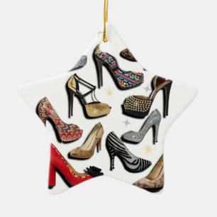 Ornamento De Cerâmica Bombas da forma da faísca da colagem dos calçado