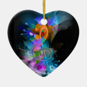 Ornamento De Cerâmica Bonita Coloração Flores De Flor De Flor De Flor De