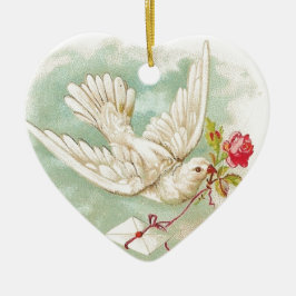 Ornamento De Cerâmica BONITA Vintage - Letra Vitoriana