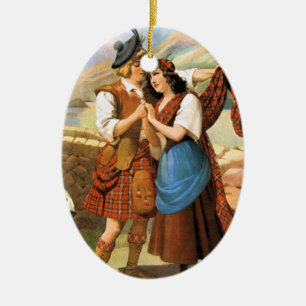 Ornamento De Cerâmica Bonnie Scotland