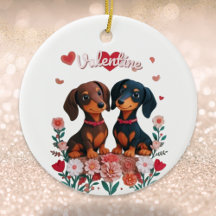 Bons Dachshances Adoram Namorados Personalizado