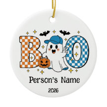 BOO de Halloween personalizável