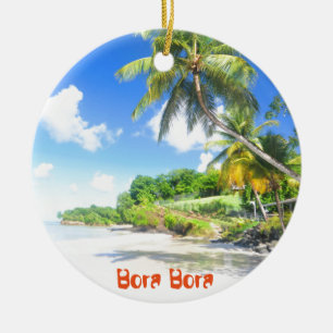 Ornamento De Cerâmica Bora Bora