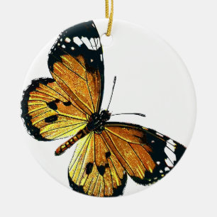 Ornamento De Cerâmica Borboleta