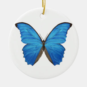 Ornamento De Cerâmica Borboleta azul de Morpho