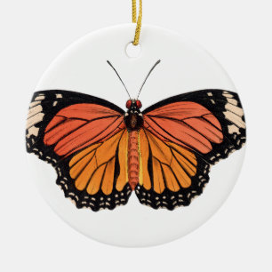Ornamento De Cerâmica Borboleta de monarca