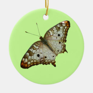 Ornamento De Cerâmica Borboleta exótica de Ruas. Lúcia