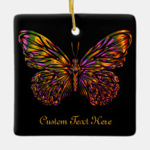 Borboleta Neon Rainbow Personalizada