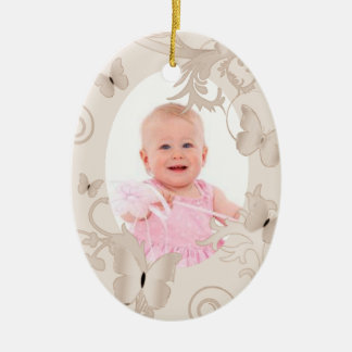 Ornamento De Cerâmica Borboletas