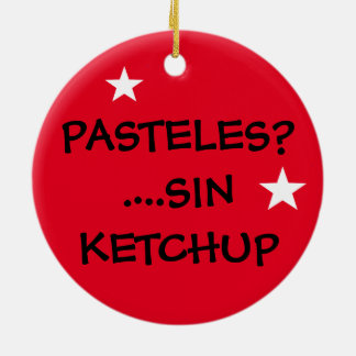 Ornamento De Cerâmica Boricua pasteles Porto Rico bandeira Cerâmica de N