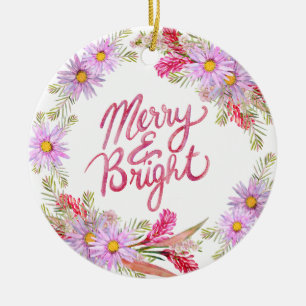 Ornamento De Cerâmica Botânicos de Natal Australianos