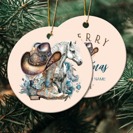 Ornamento De Cerâmica Botas de cowboy de cowboy de cowboy de cowboy que 