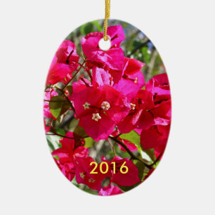 Ornamento De Cerâmica Bougainvillea