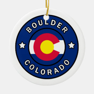 Ornamento De Cerâmica Boulder Colorado