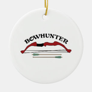 ORNAMENTO DE CERÂMICA BOWHUNTER