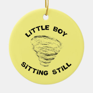 Ornamento De Cerâmica Boy Tornado