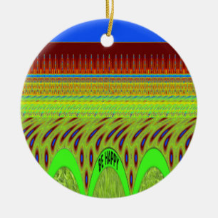 Ornamento De Cerâmica Br Happy Tenha Um Bom Dia