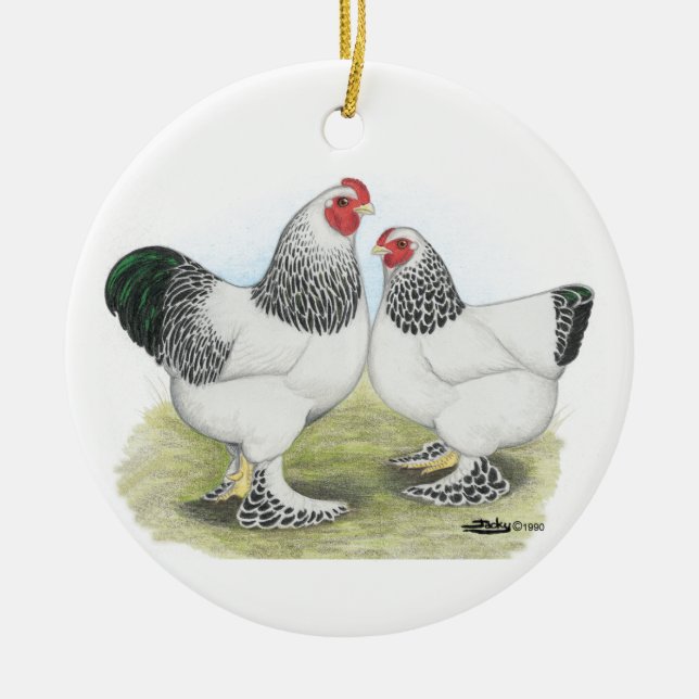 Ornamento De Cerâmica Brahma:  Light2 (Frente)