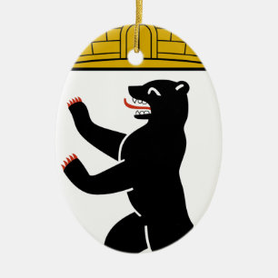 Ornamento De Cerâmica Brasão de Berlim (Alemanha)