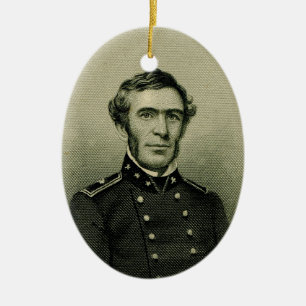 Ornamento De Cerâmica Braxton Bragg