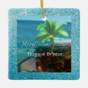 Ornamento De Cerâmica Breeze tropical