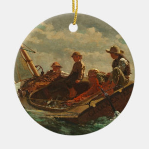 Ornamento De Cerâmica Breezing acima (um vento justo) de 1873-76