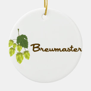 Ornamento De Cerâmica Brewmaster