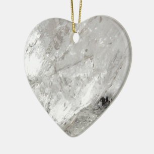 Ornamento De Cerâmica brilho de quartzo cristal congelado amor cicatriza