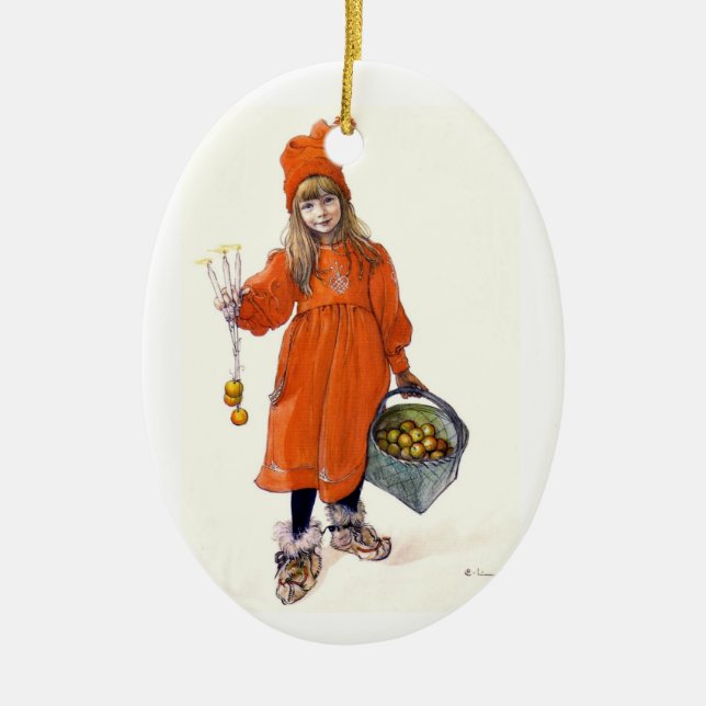 Ornamento De Cerâmica Brita como Iduna (Frente)