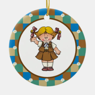Ornamento De Cerâmica Brownie4